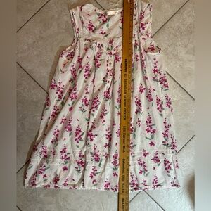 🌸🍃Elaine West 100% cotton Floral Print nightgown Pink and Green Accents (EUC)🍃🌸